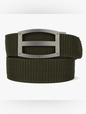Nexbelt Tactical Belt Olive Green Ratchet “No Holes” Adjustable NEW